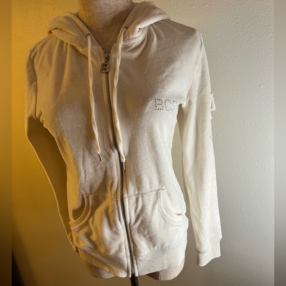 Velour zip up